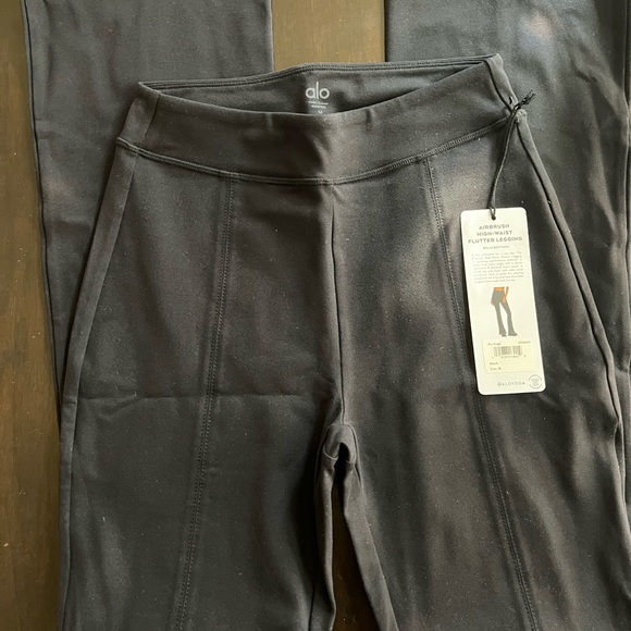 Alo Yoga Airbrush HW Flutter Legging Black - Picture 6 of 8